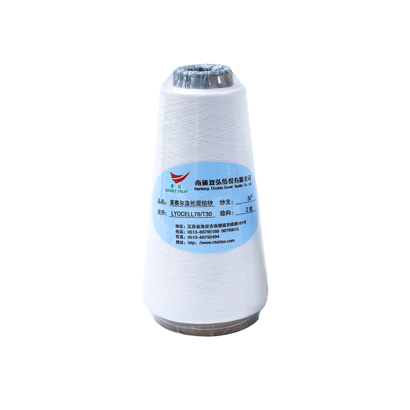 Coton peigné / lyocell Core Spun Yarn-Tex
