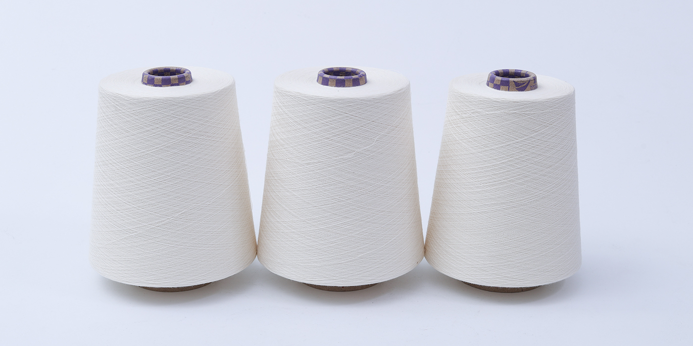 Série de fils mélangés en polyester